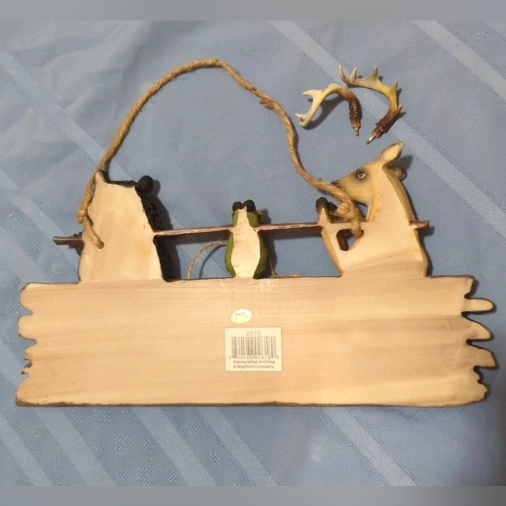 🦌Deer Hunter Humor Dimensional Hard Resin Wall  Plaque 13.6" x 10" New WithTags - Picture 8 of 10